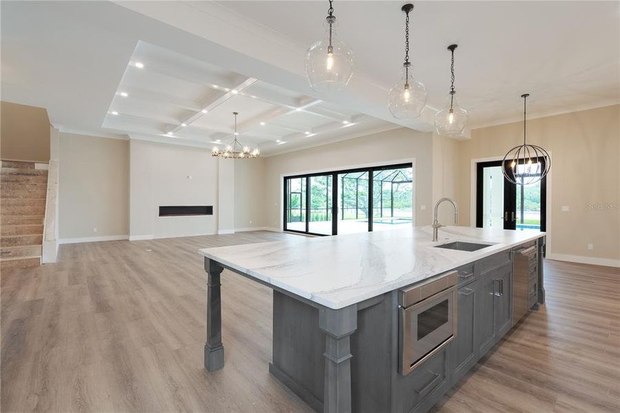 Furnished interior view inside a new home in , Palm Coast (Image 18).
