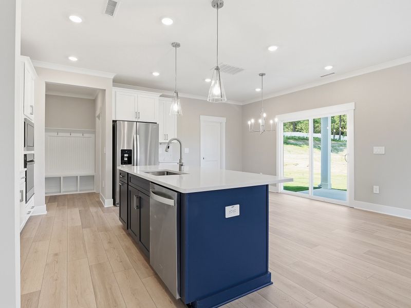 Furnished interior view inside a new home in Watkins Glen, Raleigh (Image 5).