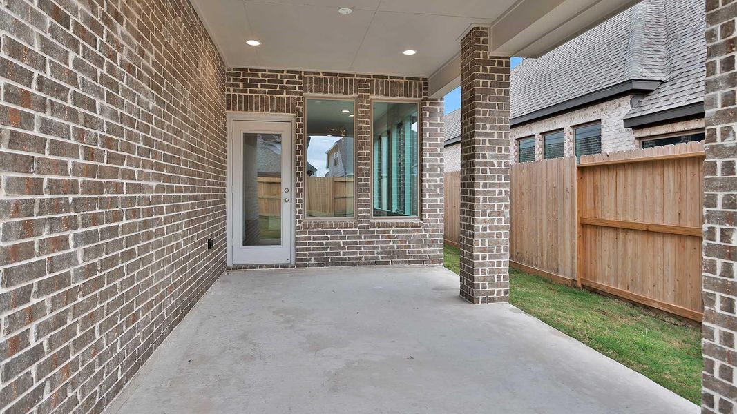 Exterior details and patio area of a home in Candela South, Richmond (Image 3). Exterior details and patio area of a home in Candela South, Richmond (Image 3).