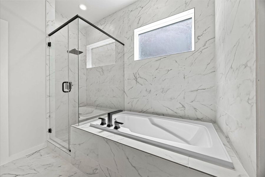 Furnished interior view inside a new home in Shepherd Heights, Houston (Image 12).