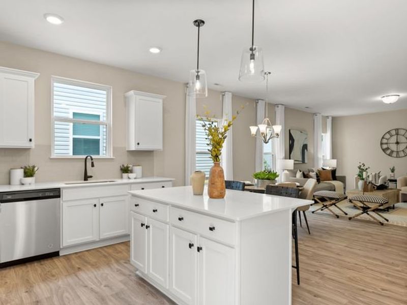 Representative furnished interior of a home built from the Grace by True Homes in Edgewater - Cottage Greens, Lancaster (Image 12).
