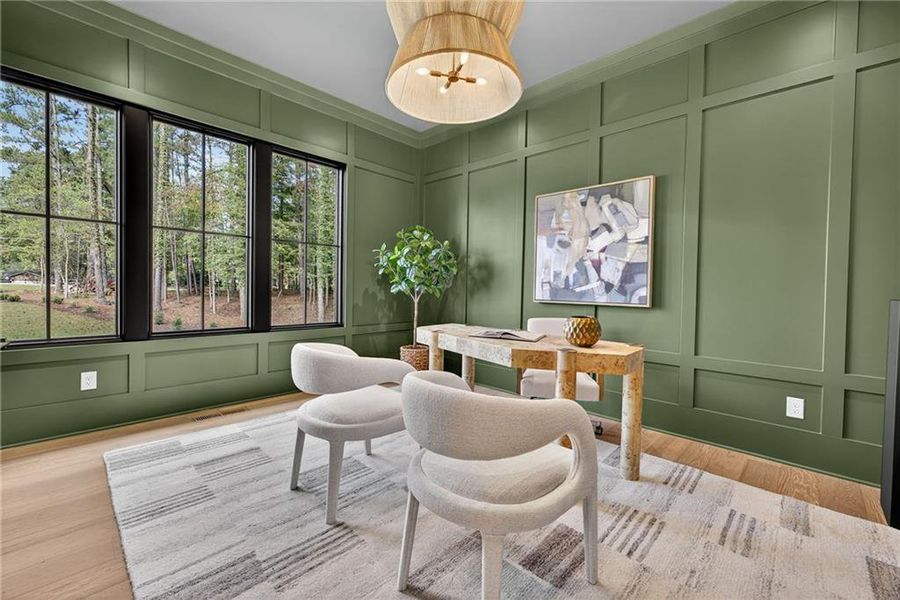 Furnished interior view inside a new home in , Milton (Image 38).