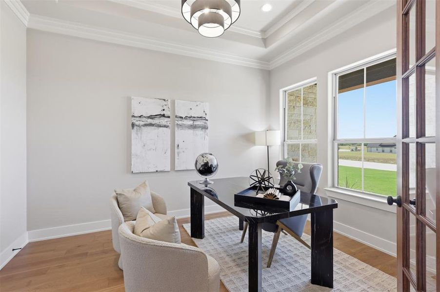 Furnished interior view inside a new home in , Granbury (Image 11).