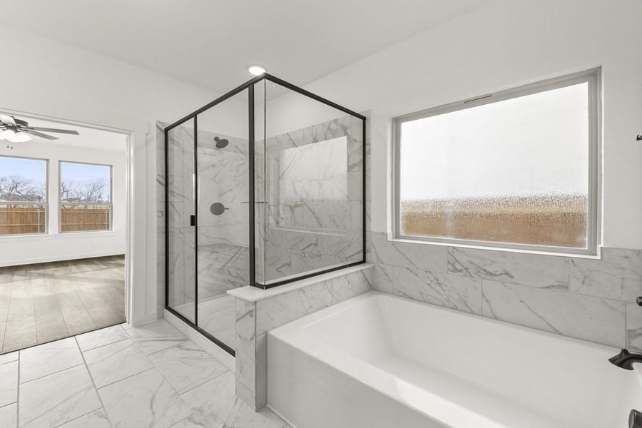 Representative furnished interior of a home built from the Boxwood III Attwater Signature by Brohn Homes in Attwater, Waller (Image 8).