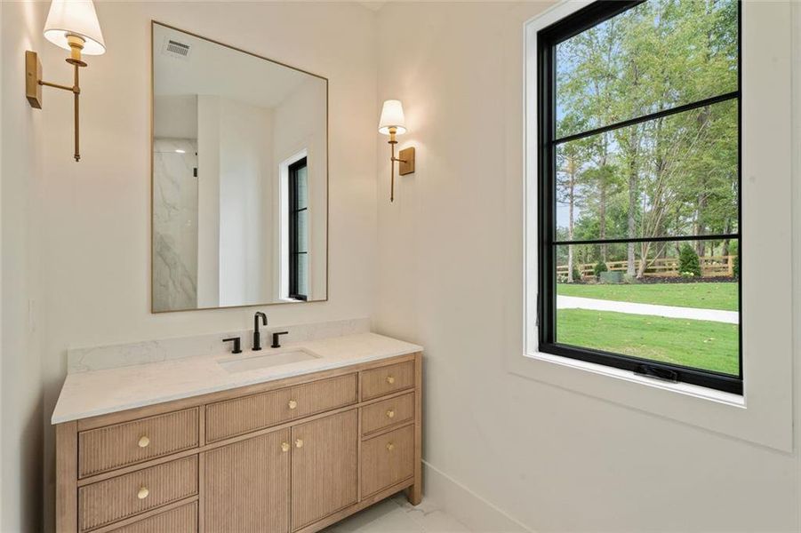 Furnished interior view inside a new home in , Alpharetta (Image 35).