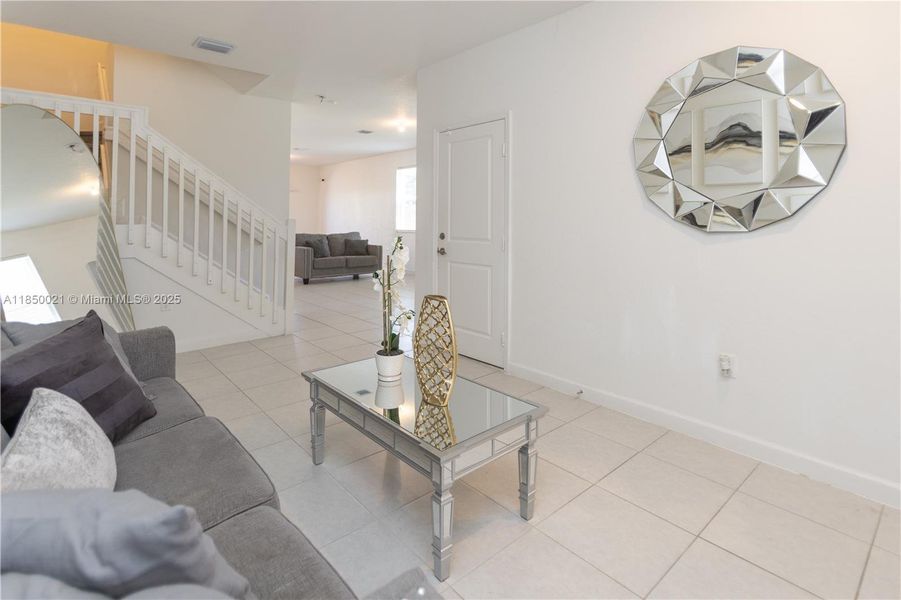 Furnished interior view inside a new home in , Miami (Image 27).