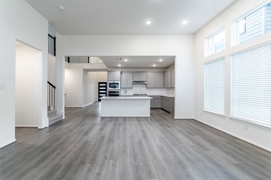 Furnished interior view inside a new home in Windrose Green, Angleton (Image 5).
