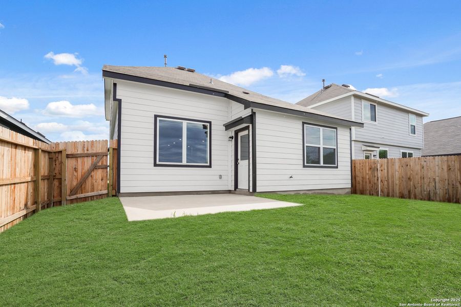 Exterior details and patio area of a home in Dauer Ranch, New Braunfels (Image 21). Exterior details and patio area of a home in Dauer Ranch, New Braunfels (Image 21).