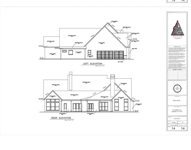 Exterior rendering of this home design in , Nevada, TX (Image 3).