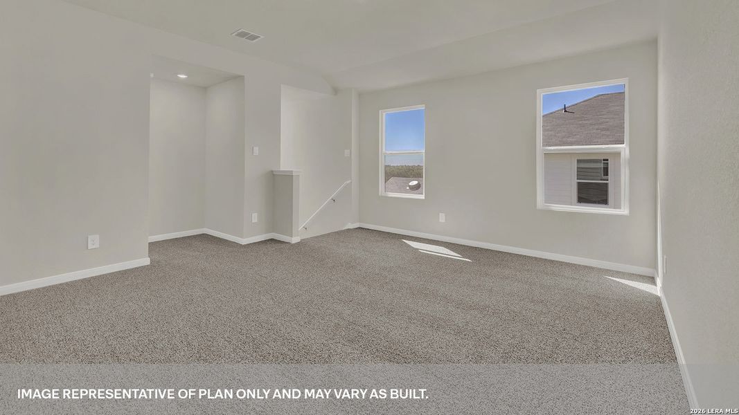 Spacious, unfurnished interior of a new home in Paramount, Kyle (Image 14).
