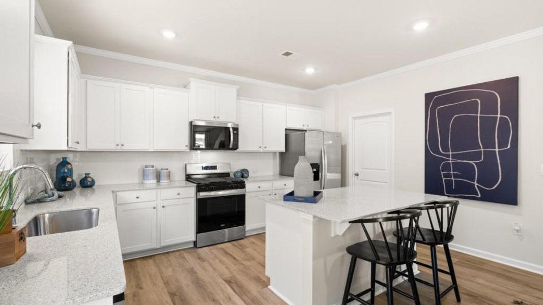 Furnished interior view inside a new home in Liberty Crossing, Braselton (Image 5).