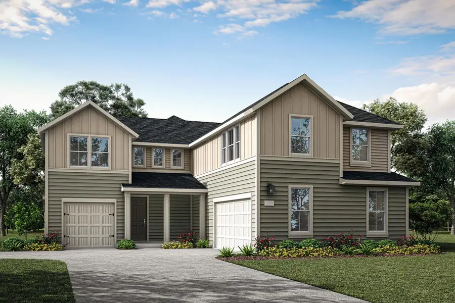 Representative exterior photo of a completed home built from the Owen by Tri Pointe Homes in Somerset Park, Rockwall, TX (Image 22).