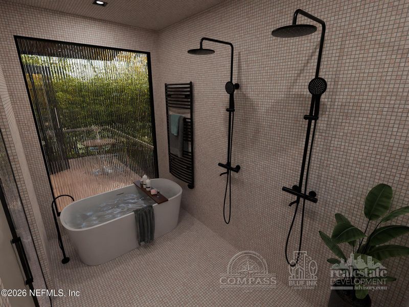 Furnished interior view inside a new home in , Jacksonville (Image 16).