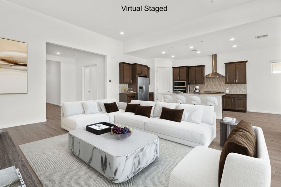 Furnished interior view inside a new home in Saguaro Reserve II, Marana (Image 5).