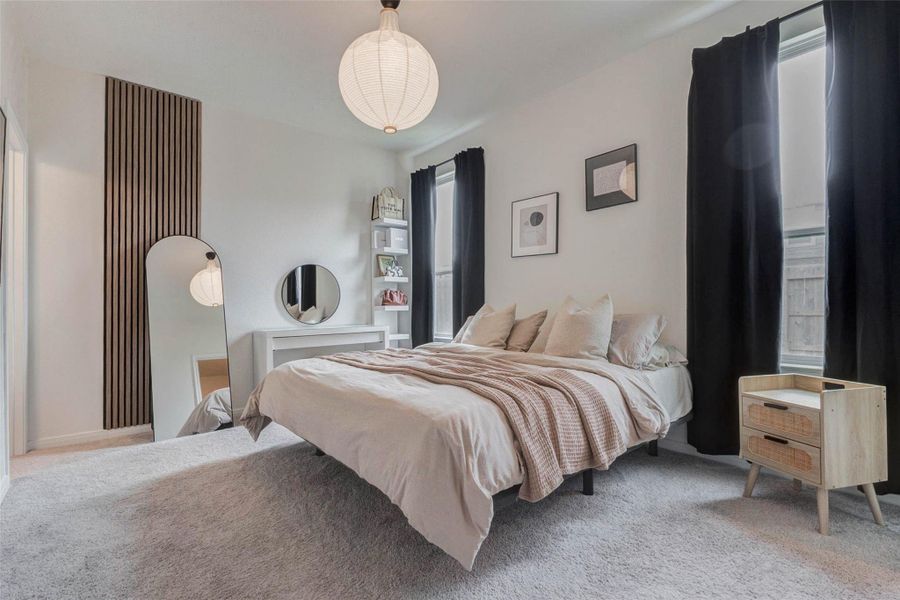 Furnished interior view inside a new home in , Katy (Image 39).