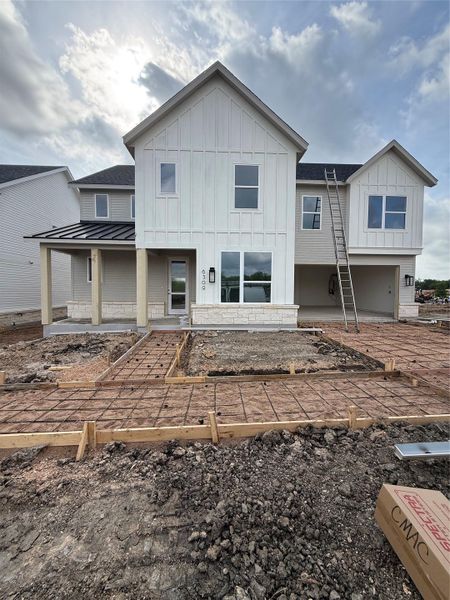 In-progress construction of a new home in Goodnight Ranch, Austin, TX (Image 7).
