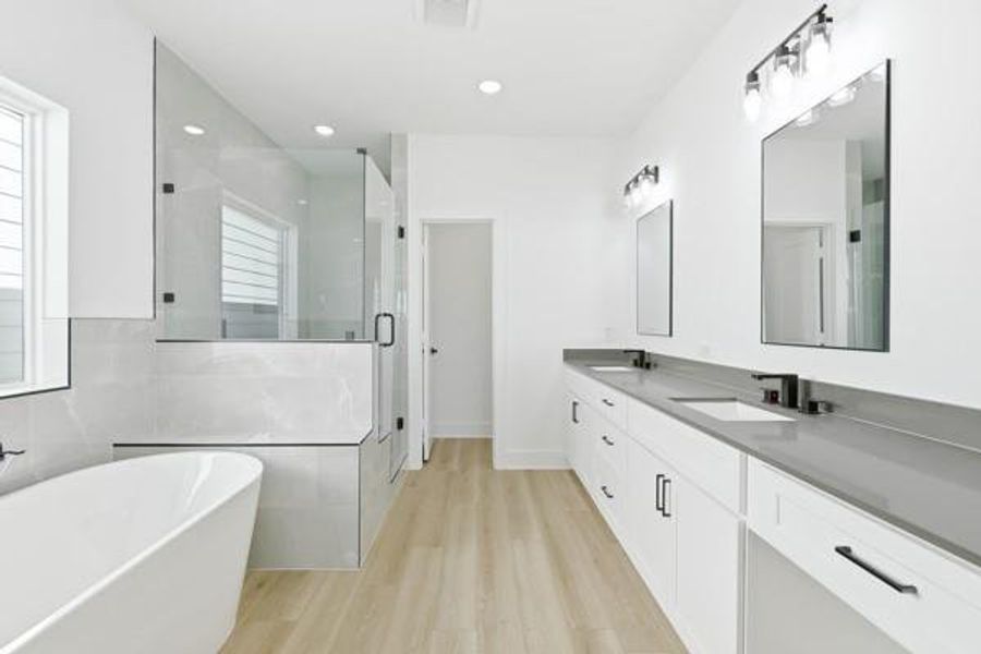 Furnished interior view inside a new home in , Houston (Image 7).