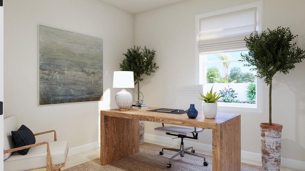 Representative furnished interior of a home built from the Palmer by Risewell Homes in Trinity Gardens, Deland (Image 10).