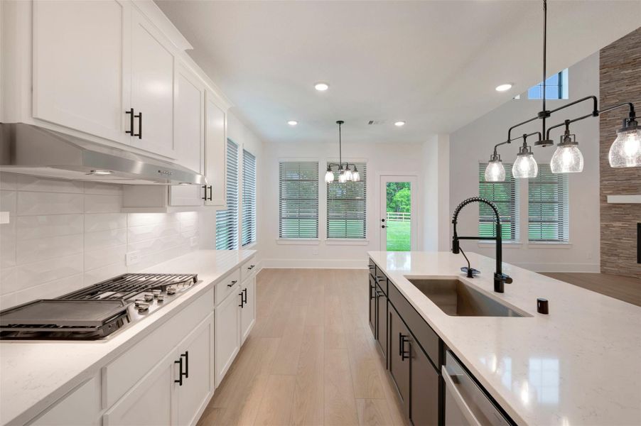 Furnished interior view inside a new home in Lone Star Landing, Montgomery (Image 11).