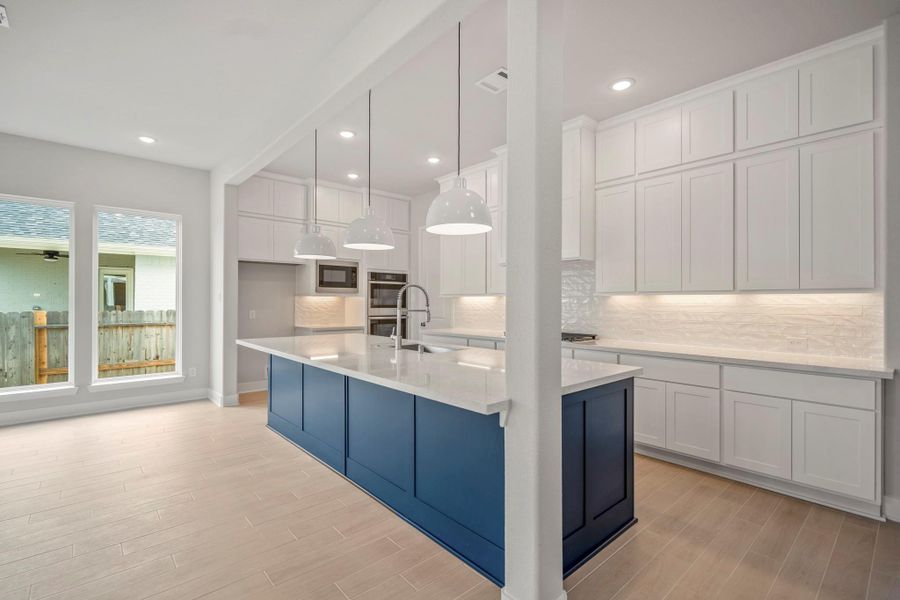 Furnished interior view inside a new home in ARTAVIA 55' Lots, Conroe (Image 8).