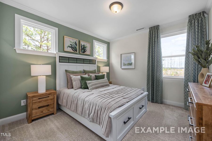 Furnished interior view inside a new home in Tobacco Road, Angier (Image 26).