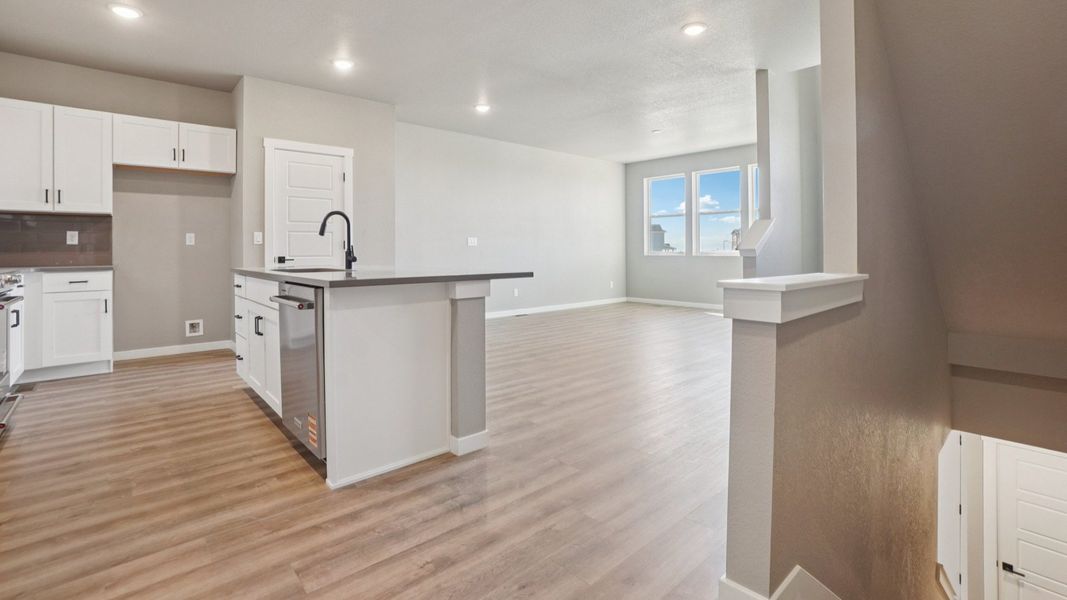 Furnished interior view inside a new home in Windler Townhomes, Aurora (Image 9).