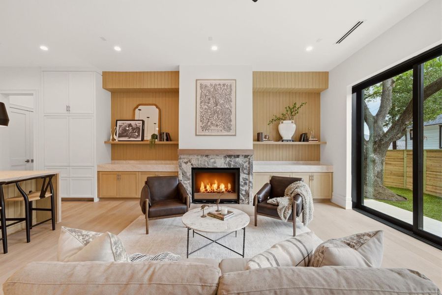 Furnished interior view inside a new home in , Houston (Image 36).