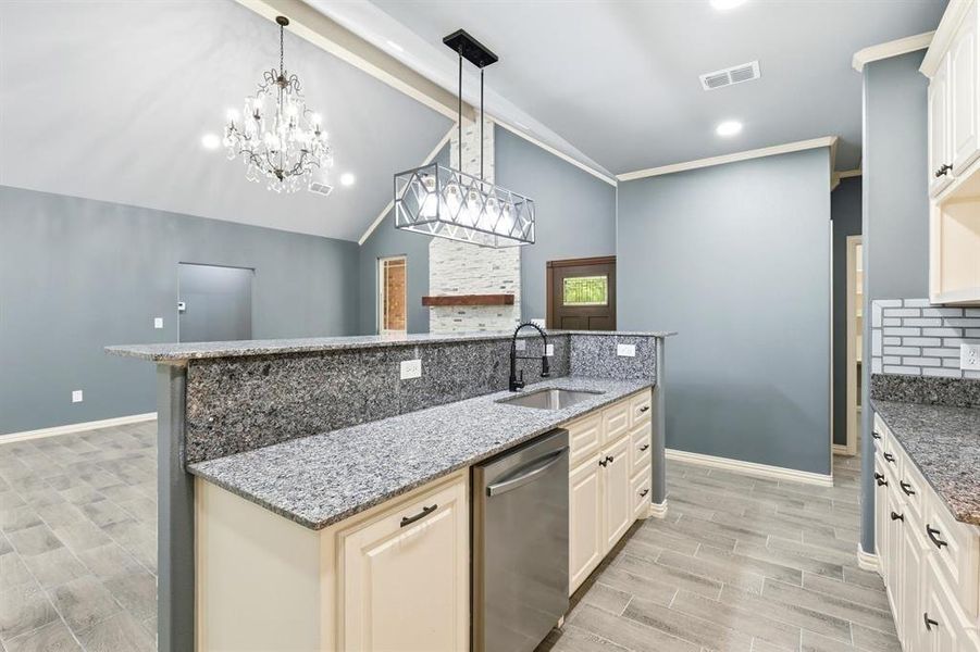 Furnished interior view inside a new home in , Mount Pleasant (Image 4).