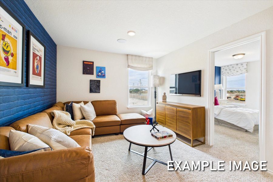 Representative furnished interior of a home built from the The Brazos E by Davidson Homes LLC in Heartland, Heartland (Image 13).