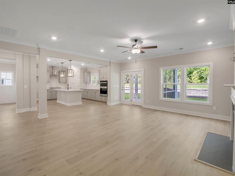Spacious, unfurnished interior of a new home in Collins Cove, Chapin (Image 18).