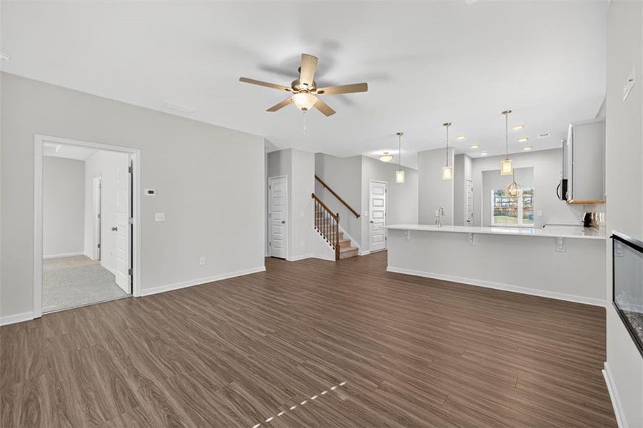 Spacious, unfurnished interior of a new home in Garrett Preserve, Douglasville (Image 22).