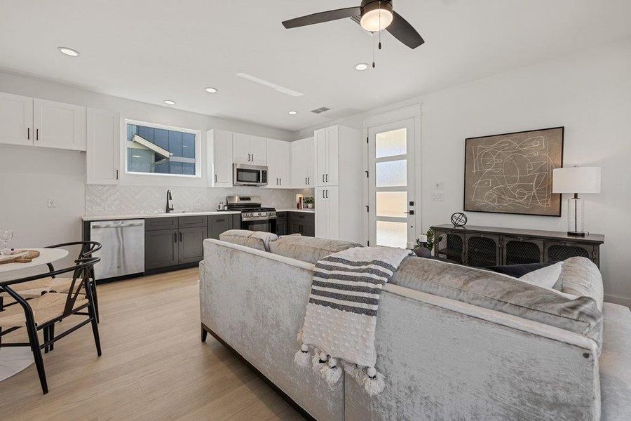 Furnished interior view inside a new home in , Austin (Image 6).