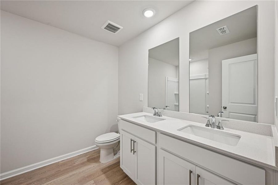 Furnished interior view inside a new home in Parkside at Grayson, Grayson (Image 13). Furnished interior view inside a new home in Parkside at Grayson, Grayson (Image 13).