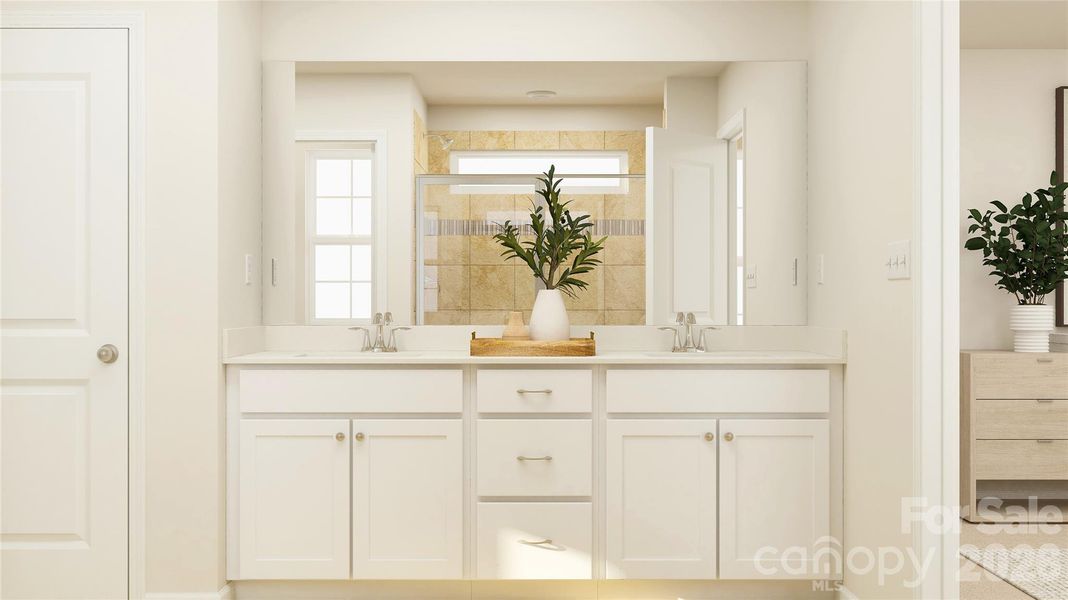 Furnished interior view inside a new home in Redhawk, Belmont (Image 13).