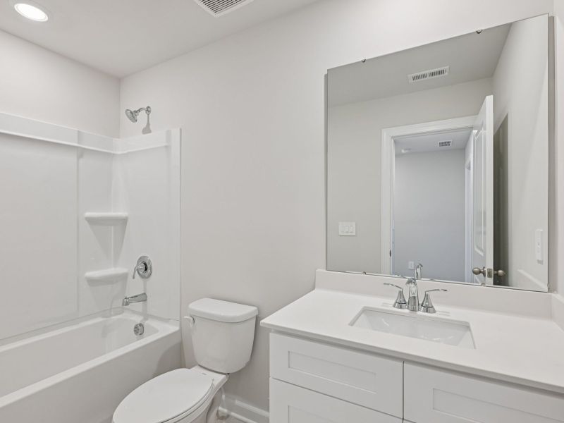 Furnished interior view inside a new home in Crossrail Station, Mooresville (Image 6). Furnished interior view inside a new home in Crossrail Station, Mooresville (Image 6).