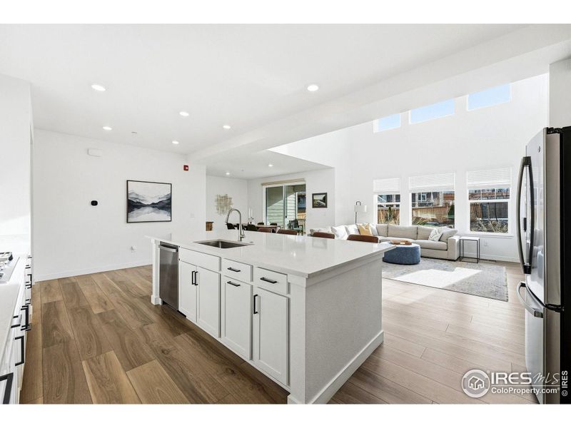 Main-level LVP flooring throughout - durable, easy to clean, and designed to handle real life with low maintenance.