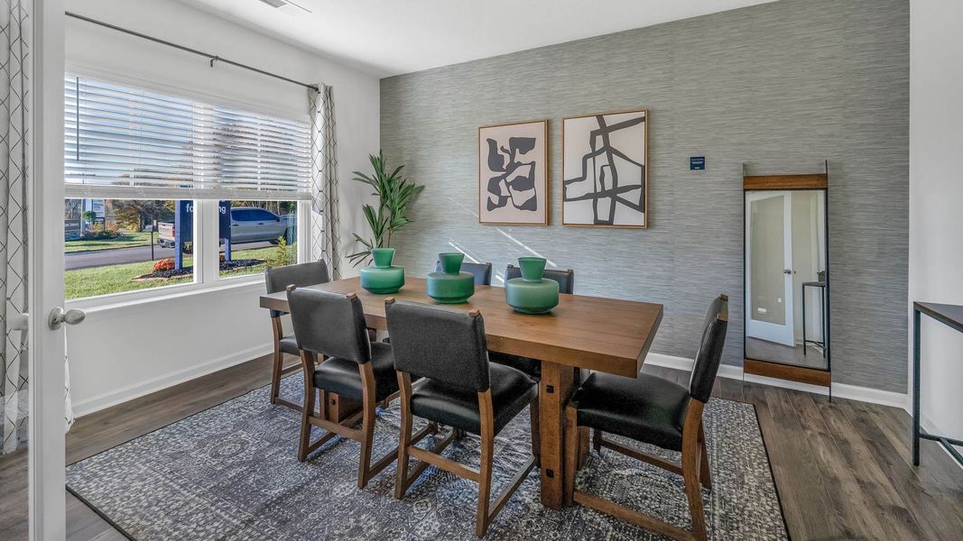 Furnished interior view inside a new home in Millstone Village, Morristown (Image 11).