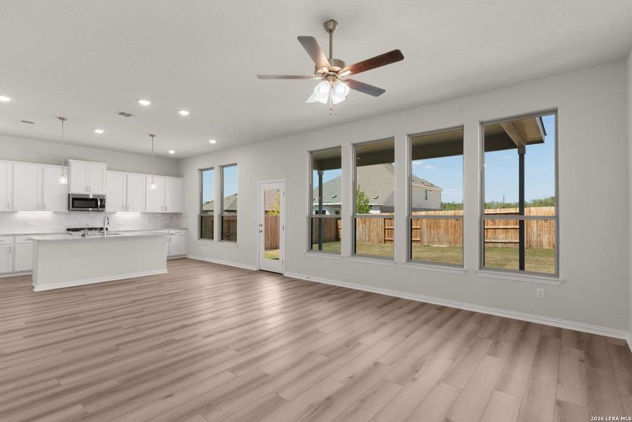Spacious, unfurnished interior of a new home in Stream Waters, Seguin (Image 17). Spacious, unfurnished interior of a new home in Stream Waters, Seguin (Image 17).