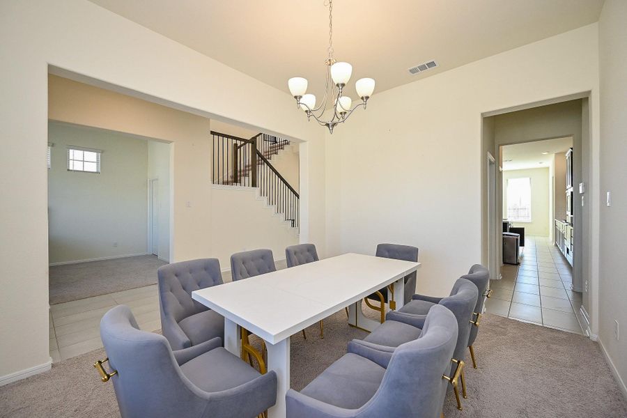 Furnished interior view inside a new home in StoneCreek Estates, Richmond (Image 9).