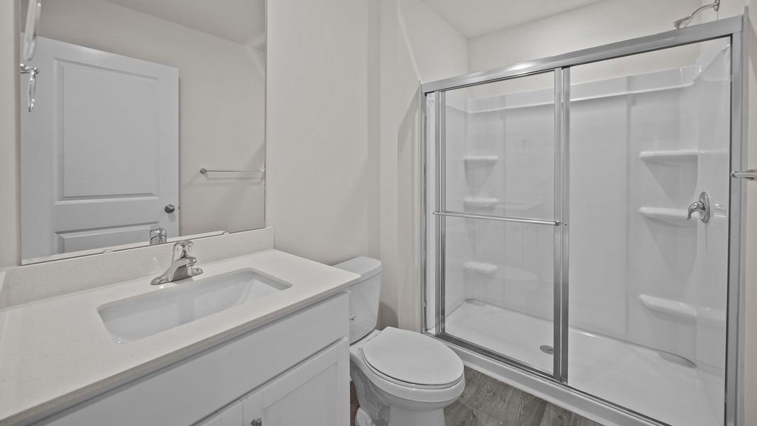 Furnished interior view inside a new home in Jetstream Park, Wilson (Image 5).