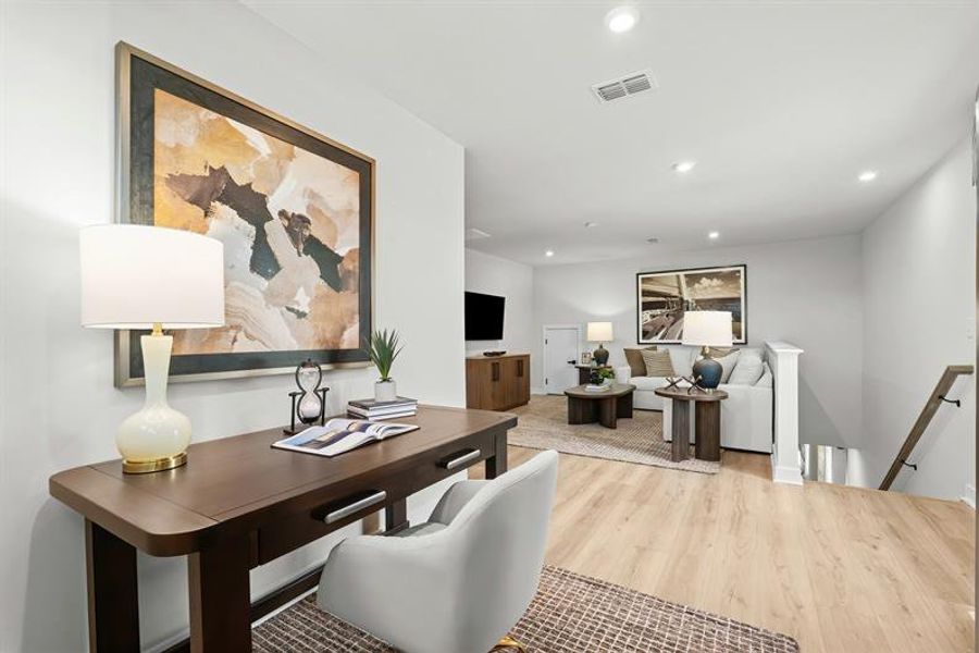 Furnished interior view inside a new home in Sea Trail, Sunset Beach (Image 9).