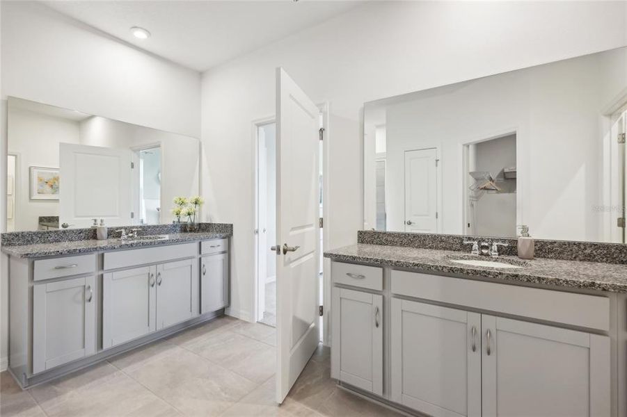Furnished interior view inside a new home in Groves at Grand Island, Grand Island (Image 30).