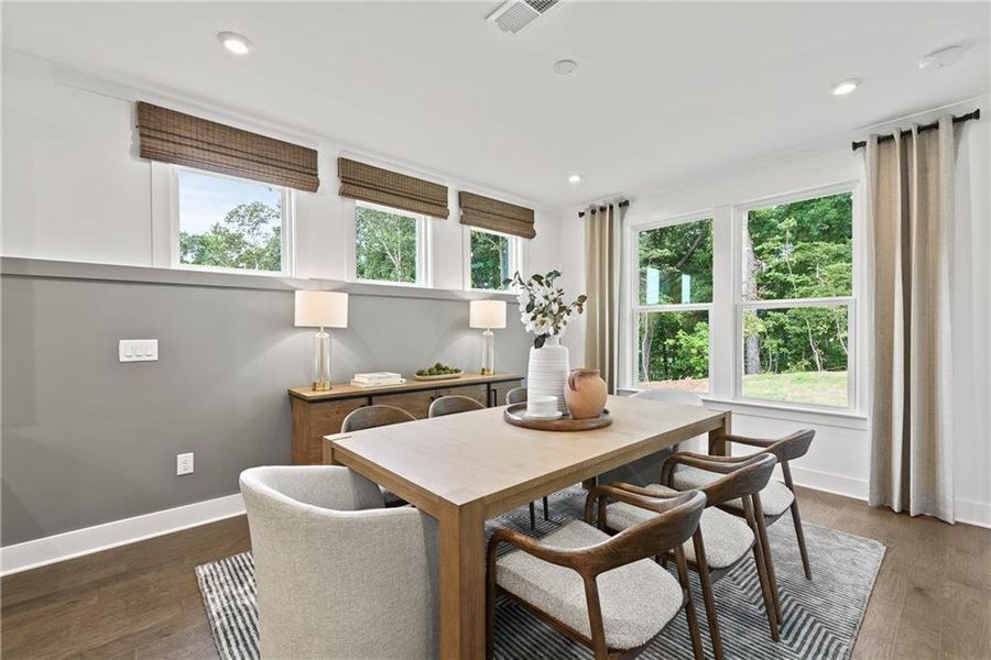Furnished interior view inside a new home in Watermist at Mirror Lake, Villa Rica (Image 25).