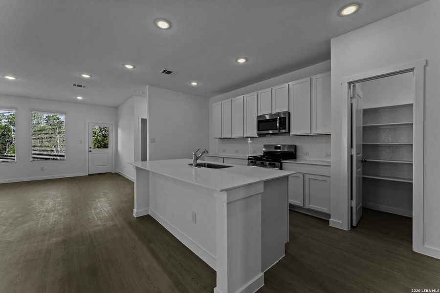 Furnished interior view inside a new home in Waterwheel, San Antonio (Image 12).