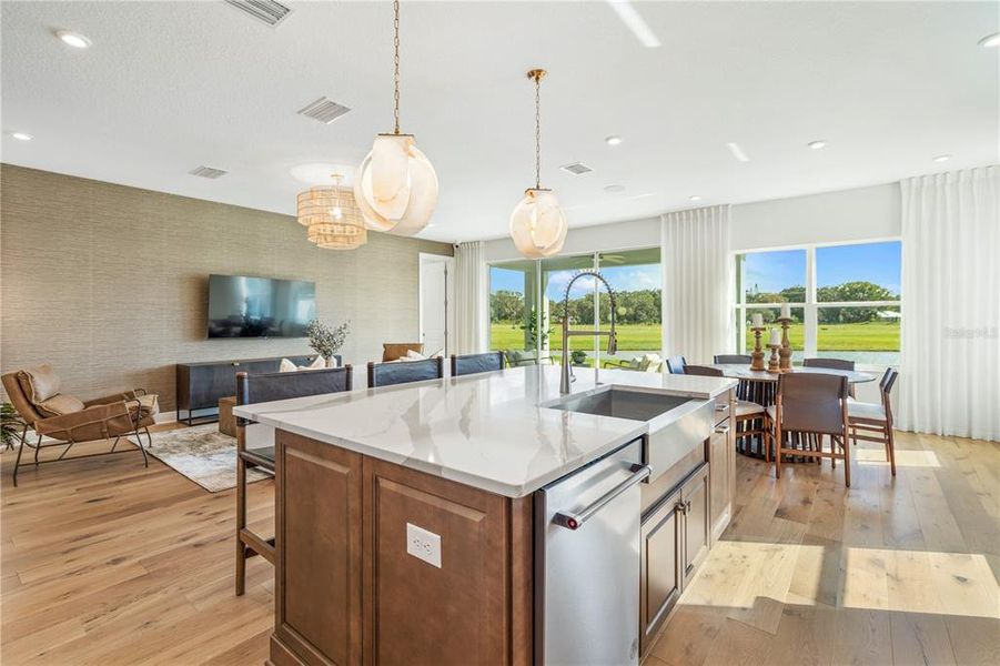 Furnished interior view inside a new home in North River Ranch -  Longmeadow, Parrish (Image 18).