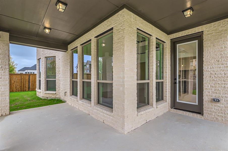 View of patio