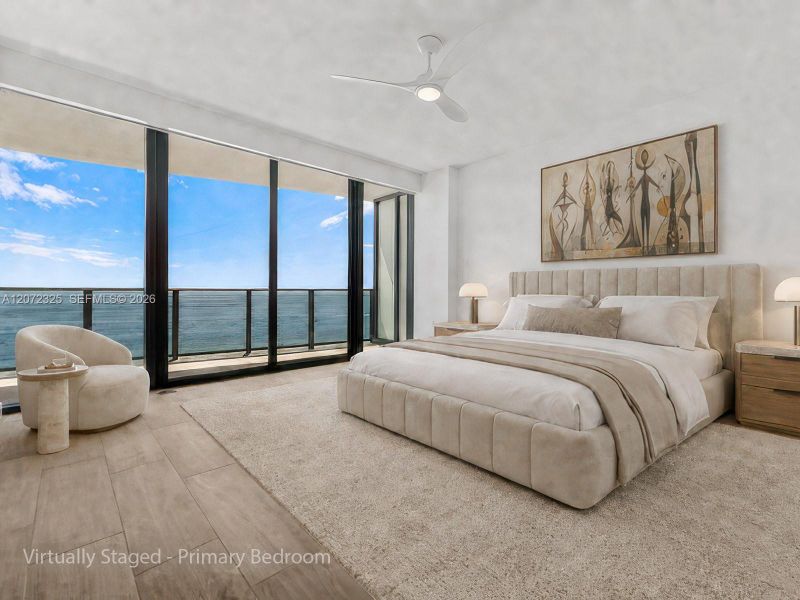 Furnished interior view inside a new home in , Pompano Beach (Image 7).