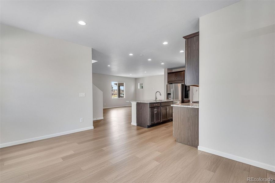 Spacious, unfurnished interior of a new home in Crescendo Collection at Reunion, Commerce City (Image 38). Spacious, unfurnished interior of a new home in Crescendo Collection at Reunion, Commerce City (Image 38).