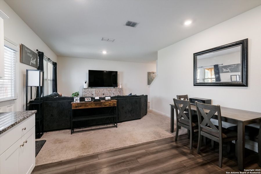 Furnished interior view inside a new home in Trails at Culebra, San Antonio (Image 15). Furnished interior view inside a new home in Trails at Culebra, San Antonio (Image 15).