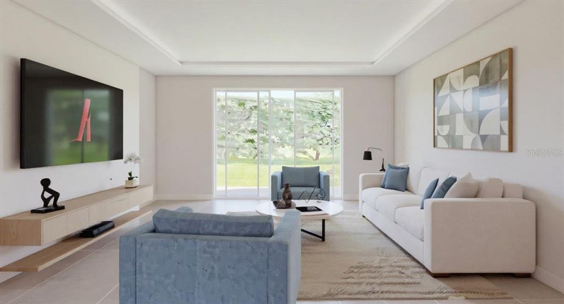 Furnished interior view inside a new home in , Ocala (Image 10).